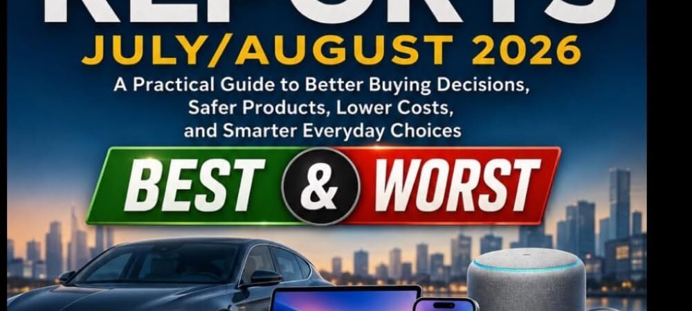 The Smart Handbook to Consumer Reports July/August 2026: A Practical Guide to Better Buying Decisions, Safer Products, Lower Costs, and Smarter Everyday Choices